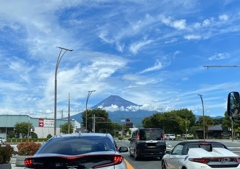 信号待ちで富士山　17