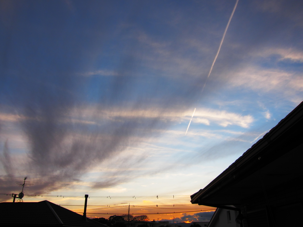 うちからの夕暮れ　3
