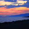 暮れる駿河湾