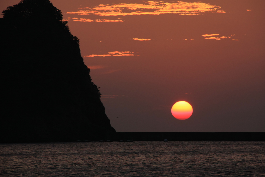 太田子海岸　夕景６