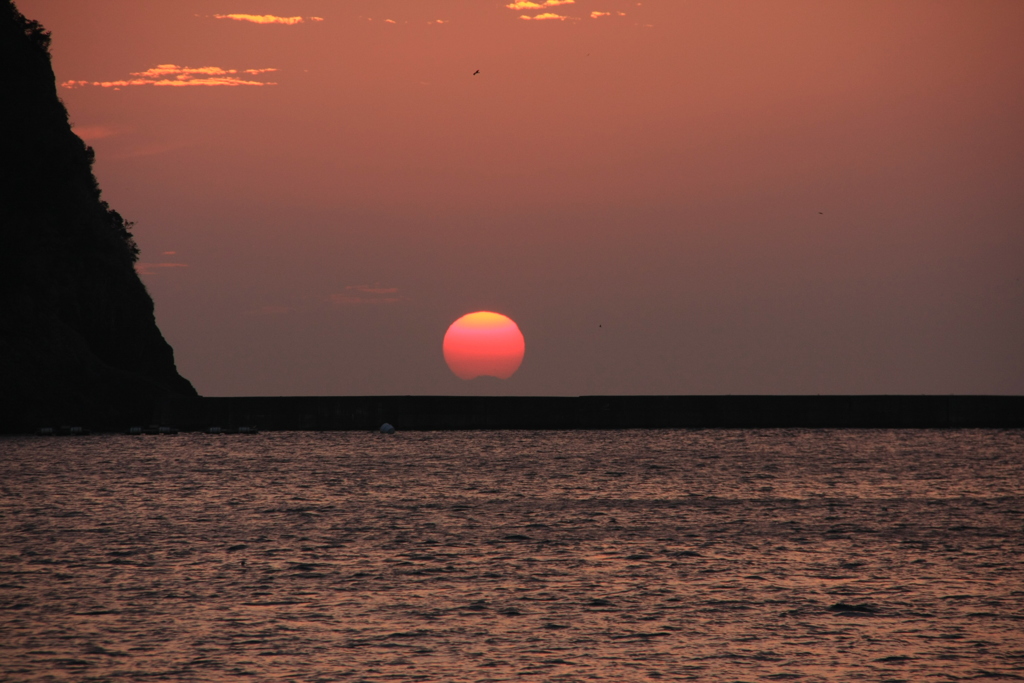 太田子海岸　夕景　７