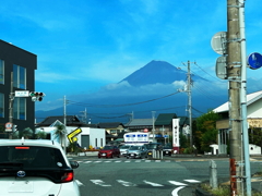 信号待ちで富士山　25