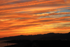 或る日の夕焼け