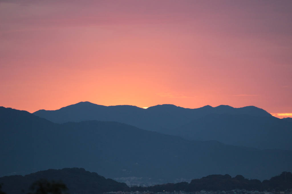 昨日の・・「夕景」・・・・・