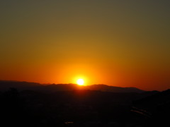 本日の・・「夕日」・・・・・