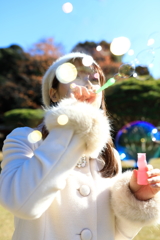 しゃぼん玉飛んだ♪