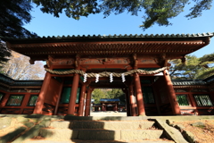 中禅寺湖の二荒山神社