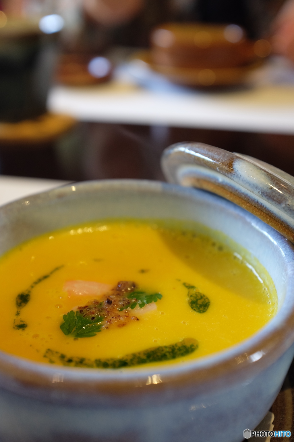 なんと！中にはカニ茶碗蒸し♪