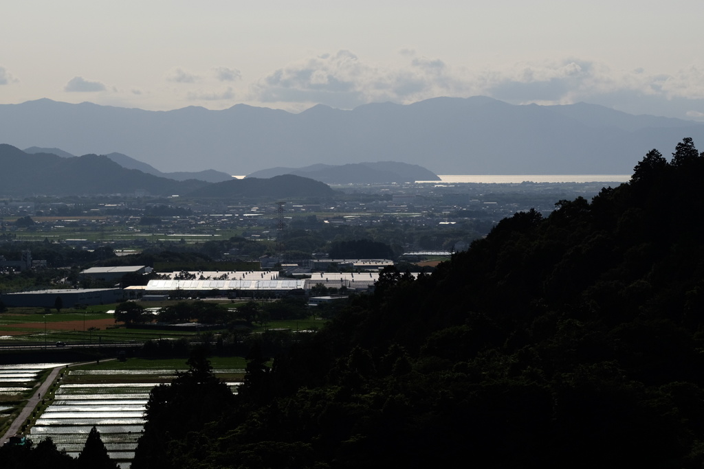 琵琶湖が見えたよ♪