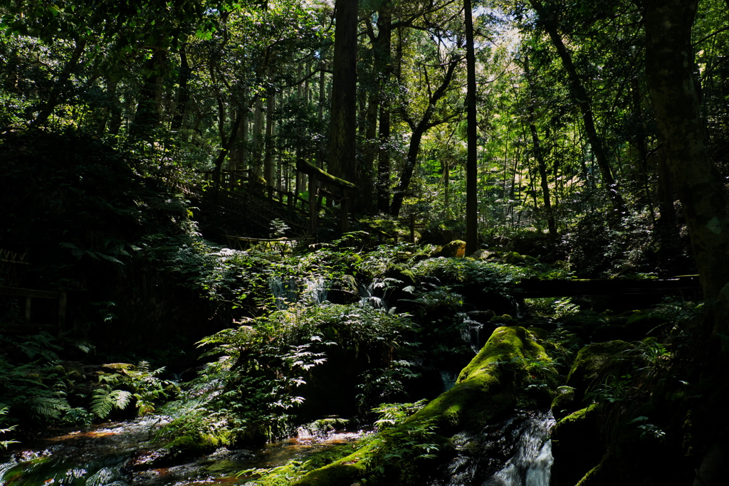 瓜割の滝