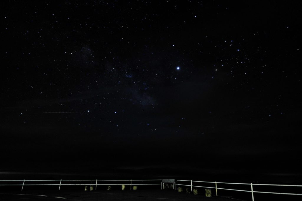 星空　天狗荘にて