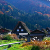 秋めく白川郷