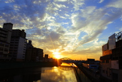 ある日の夕焼け