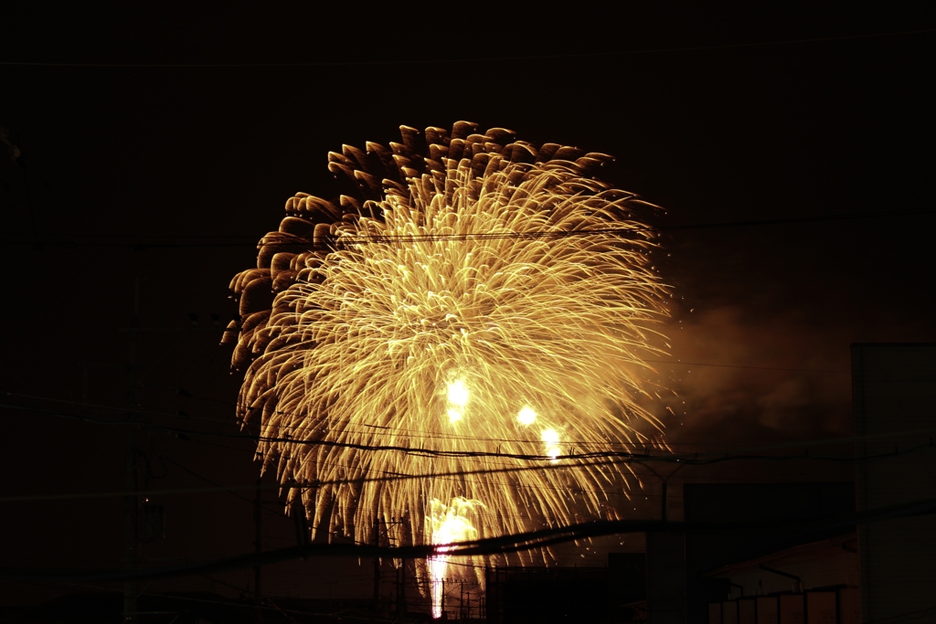 元岡豊年花火大会。