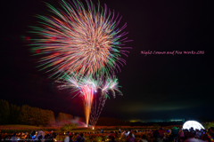 Night Cosmos＆FireWorks＠IKOMA HIGHLAND