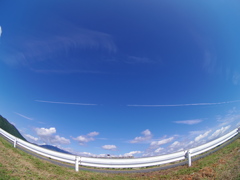 青い空