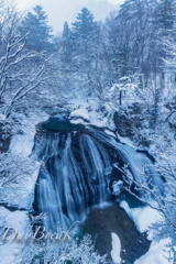 関山大滝 冬景 その１