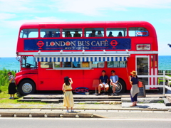 糸島 London Bus Cafe