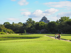 後楽園からの岡山城