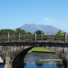 西田橋と桜島