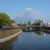 加治屋町からの桜島