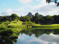 後楽園からの岡山城2
