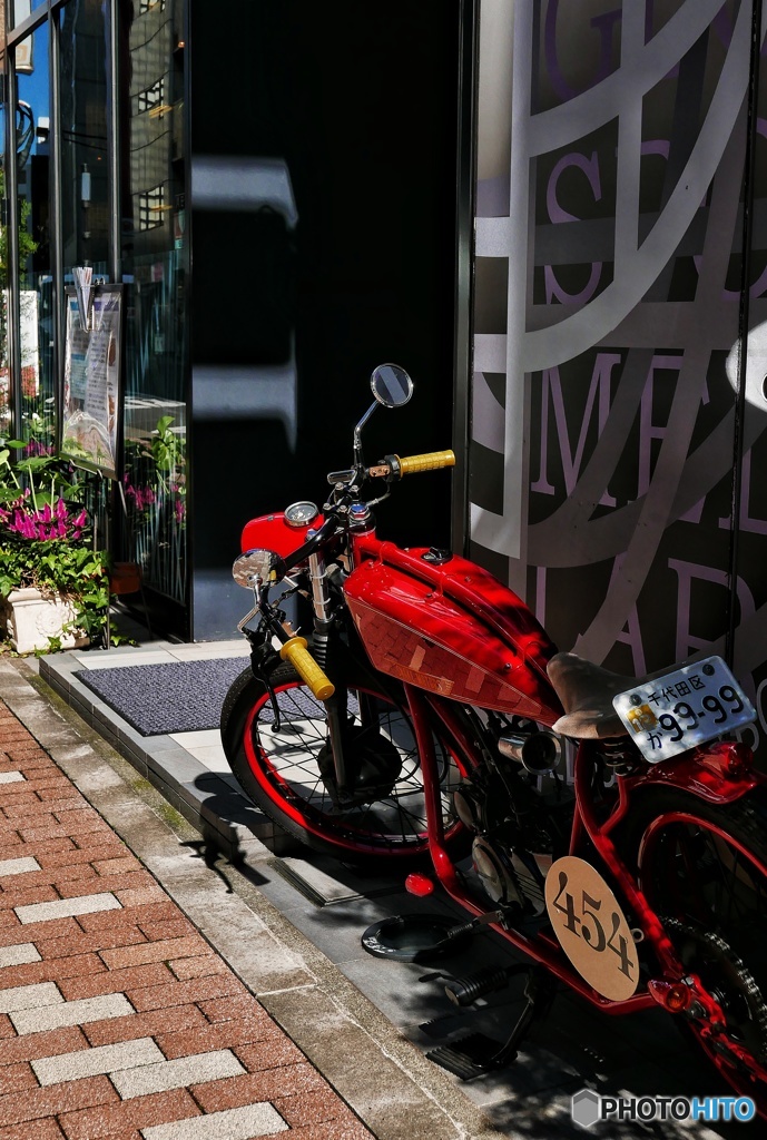 Red Motorbike