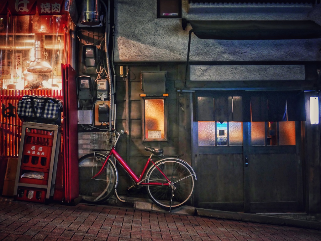 自転車のある風景