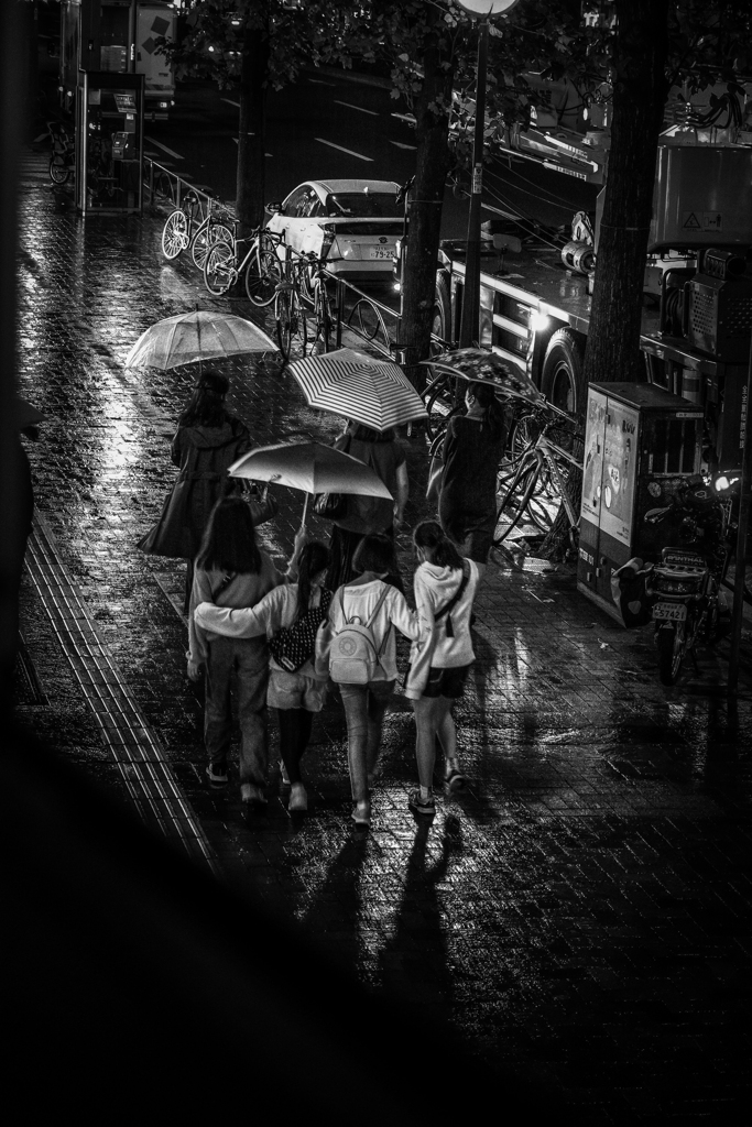 Rainy night in Tokyo