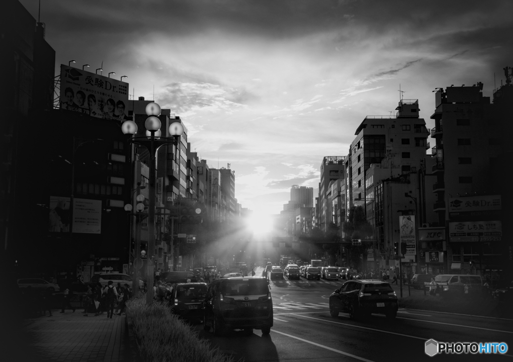 四ッ谷の夕照
