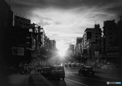 四ッ谷の夕照