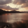 夕暮れ前の芦ノ湖