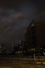 path after sunset