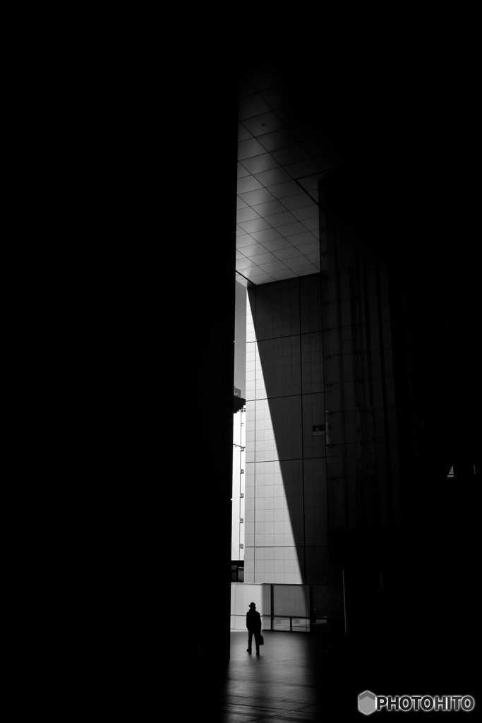 The light through from the slit