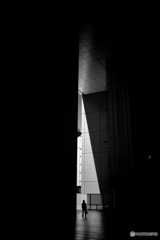 The light through from the slit