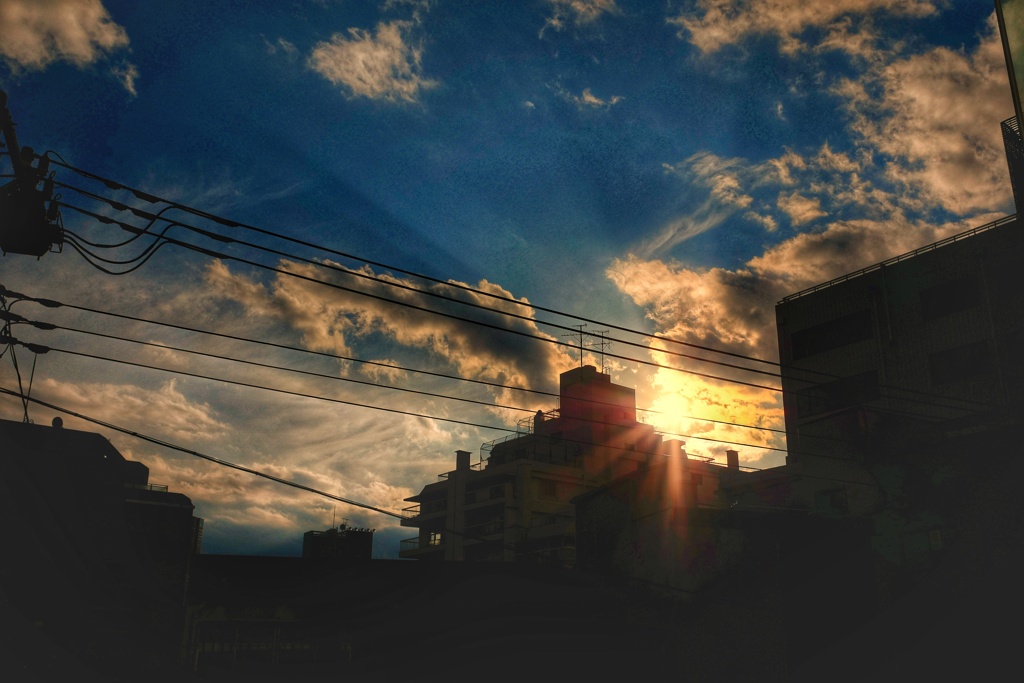 夕暮れ前