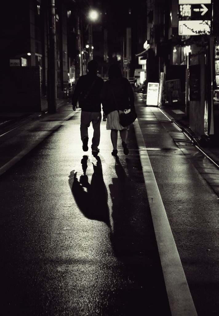二人なら夜道も愉し