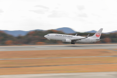 離陸流し撮り