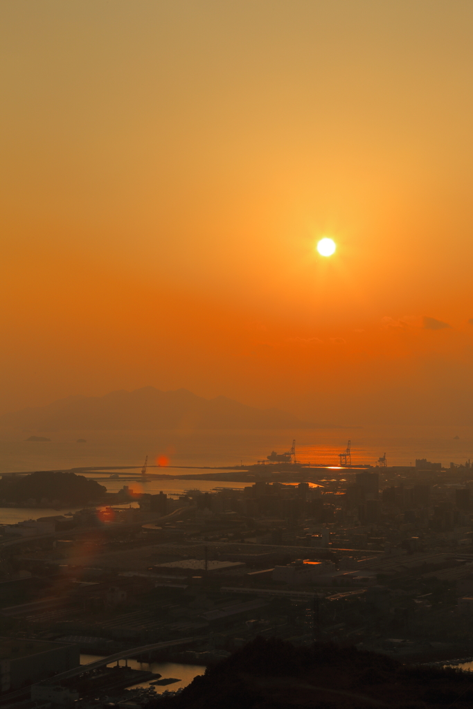 瀬戸内の夕暮れ
