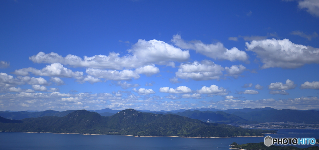 南側から見た宮島