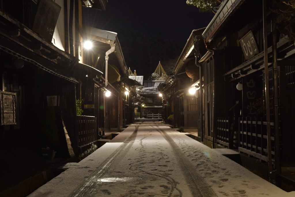 夜の街並み