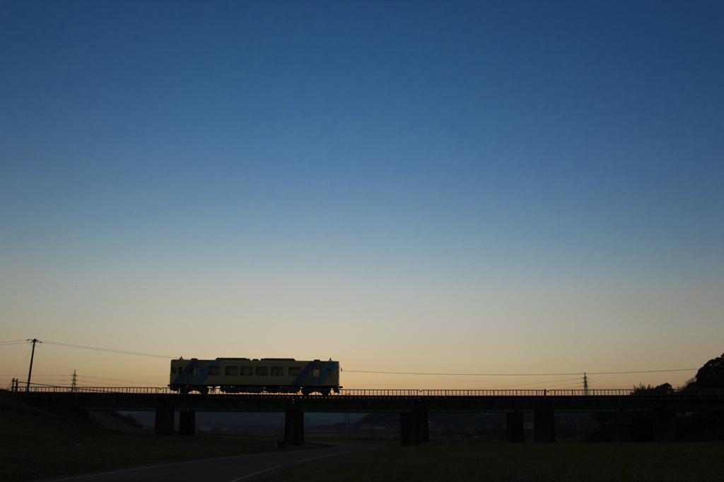 平成ちくほう鉄道 夕景 4