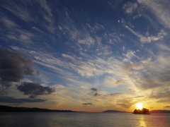 宍道湖の夕日