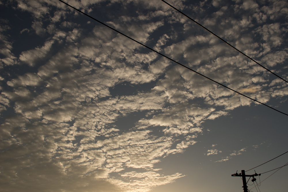 ベランダから見える空　1