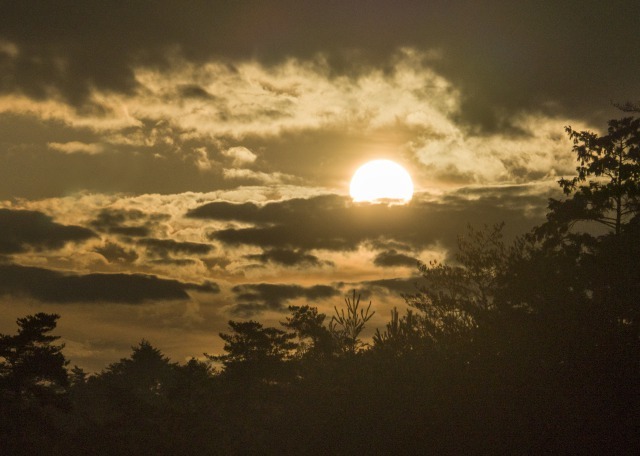 宮奥ダムの夜明け4