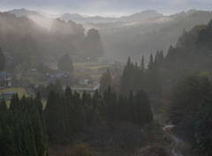 宮奥ダムの夜明け3