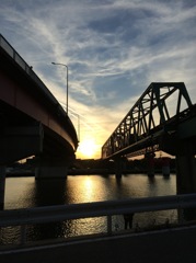 沈む夕陽