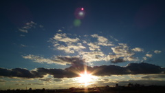 12月11日の夕陽