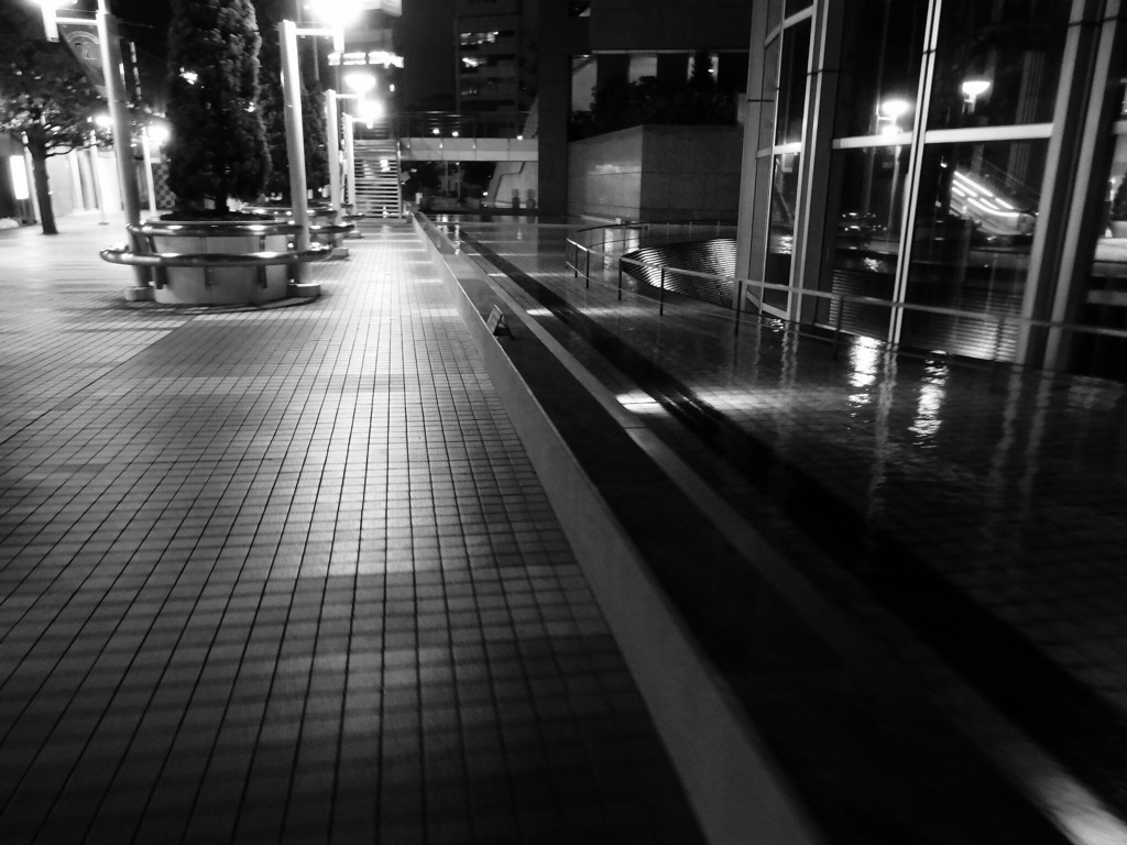 夜を歩く