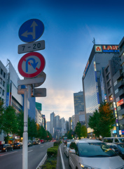 新宿の交差点